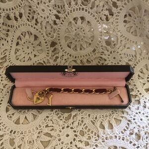 Vintage Juicy Couture Lock & Key Love Me Bracelet